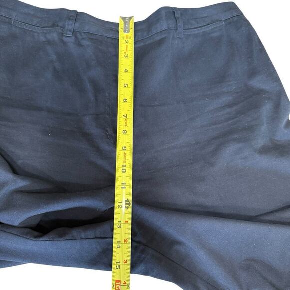 Vtg 80s 90s Lauren Jeans Co Pants Blue Womens Wide Leg Cropped Preppy Prep 16 - Picture 8 of 8